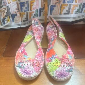 Gianni Bini Multicolor Espadrille Flats